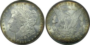 1893 $1 MS62