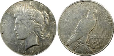 1927-D $1 XF45