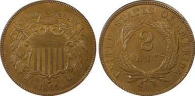 1865 2C MS63BN