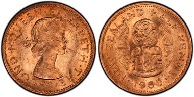1960 1/2D MS64RD