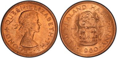 1960 1/2D MS64RD