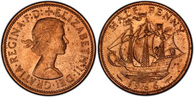 1966 1/2D S-4158 MS65RD