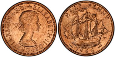 1966 1/2D S-4158 MS65RD