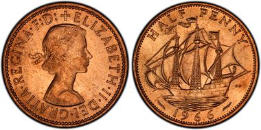 1966 1/2D S-4158 MS66RD