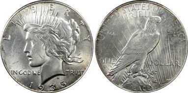 1935 $1 MS63