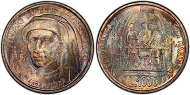 1977 1000 L Birth of Brunelleschi MS66