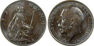 1913 1/4D S-4059 Blackened finish MS64