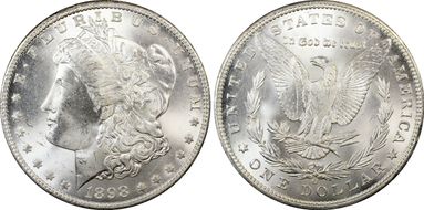 1898-O $1 MS65