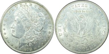 1878 7/8TF $1 Strong, VAM 37, 7/4 AU53