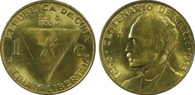 1953 1C Jose Marti MS64