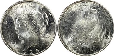 1923-D $1 MS63