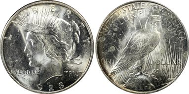 1923-D $1 MS63