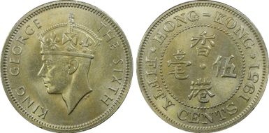 1951 50C KM-27.1 MS64