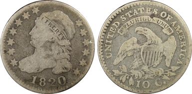 1820 10C Large 0 VG8