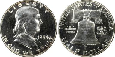 1954 50C PR67