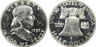1957 50C PR66