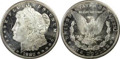 1880-S $1 MS63PL