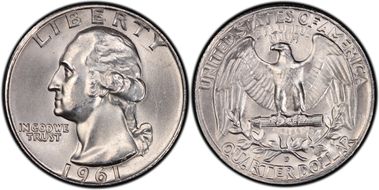 1961-D/D 25C RPM FS-501 MS65
