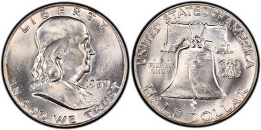 1959 50C DDR, FS-801 MS65