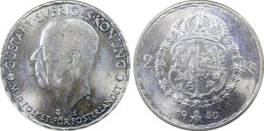 1950/1-TS 2 Kr MS65