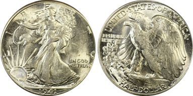 1941 50C AU58