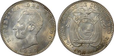 1914 TF 2 Dec Philadelphia KM-51.4 Ag MS65