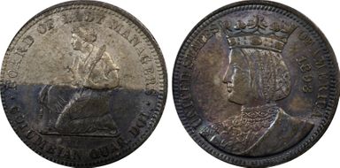 1893 25C Isabella MS62