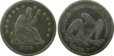 1840-O 25C No Drapery VF30