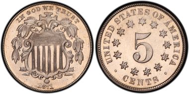 1871 5C MS66