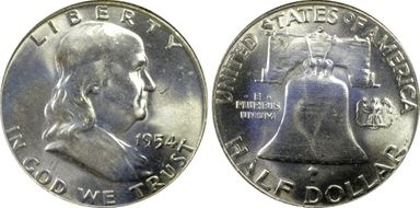 1954-D 50C "Bugs Bunny" FS-401 MS64FBL