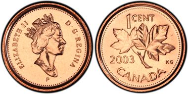 2003-P 1C Crowned MS66RD