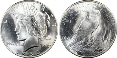1935 $1 MS66