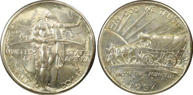 1937-D 50C Oregon MS66