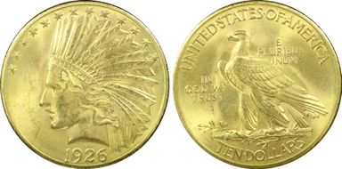 1926 $10 MS64+
