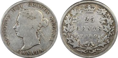 1889 25C Closed 9 VG8