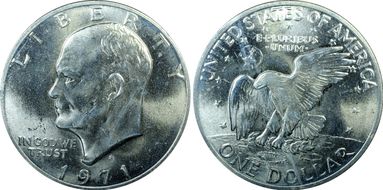 1971-S $1 Silver MS65
