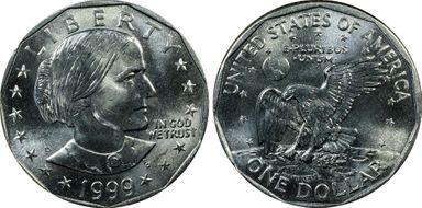 1999-P SBA$1 MS65