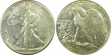 1920-S 50C AU53