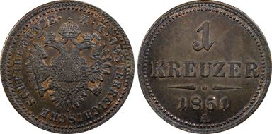 1851-A Kreuzer MS63BN