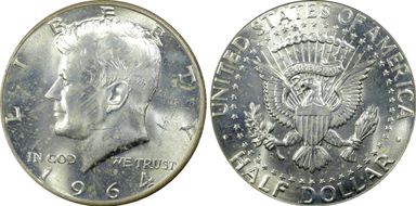 1964-D 50C MS63