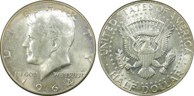 1964-D 50C MS62