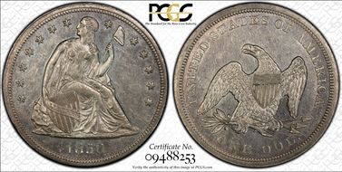 1850 $1 AU50