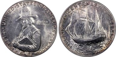 1920 50C Pilgrim MS62