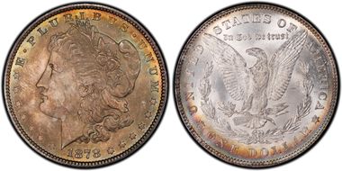 1878 7/8TF $1 Strong MS65