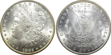 1882 $1 MS65