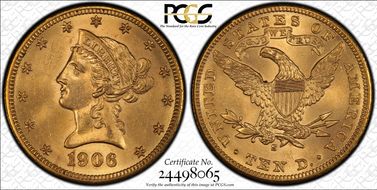1906-S $10 MS63