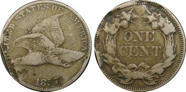 1857 1C Flying Eagle N1