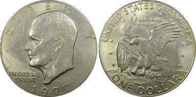 1977-D $1 MS62