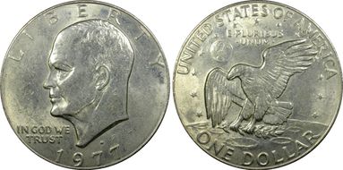 1977-D $1 MS62