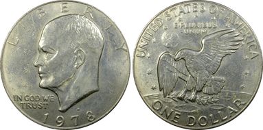 1978-D $1 AU58